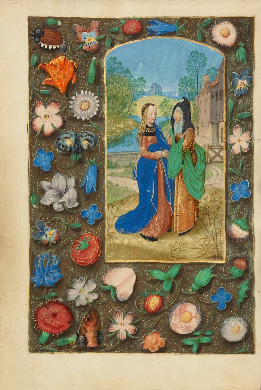 Wizytacja autorstwa Master of the Dresden Prayer Book