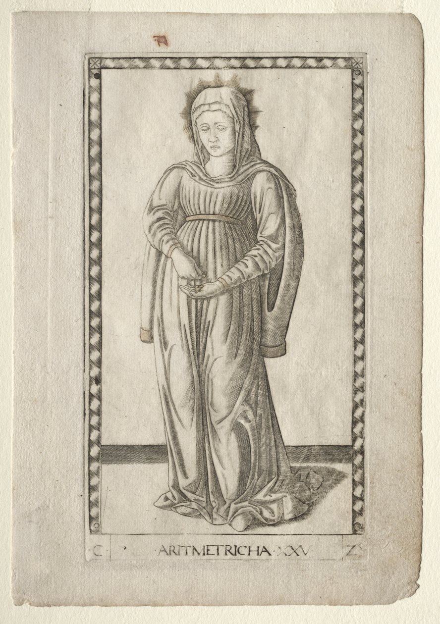 Arytmetyka (z Tarocchi, seria C: Liberal Arts, #25) autorstwa Master of the E Series Tarocchi
