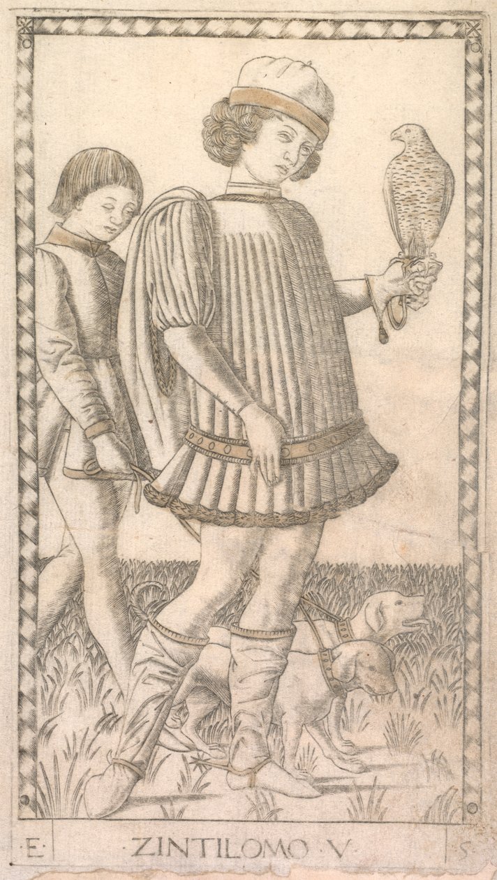 Gentleman (z serii Tarocchi E: Condition of Man, #5) autorstwa Master of the E Series Tarocchi
