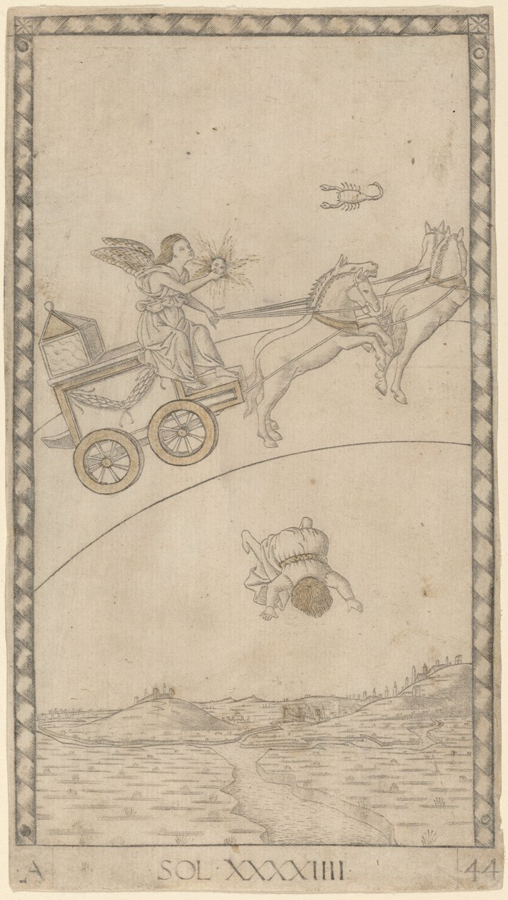 sol (nie) autorstwa Master of the E Series Tarocchi