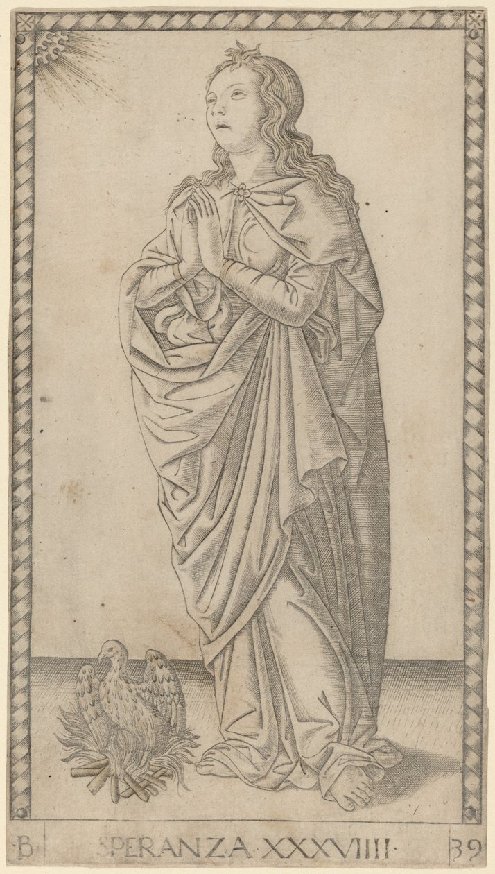 Nadzieja autorstwa Master of the E Series Tarocchi