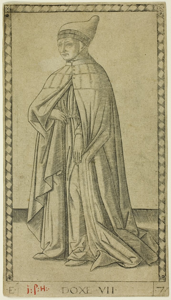 The Doge, płyta siódma z The Ranks and Conditions of Men autorstwa Master of the E Series Tarocchi
