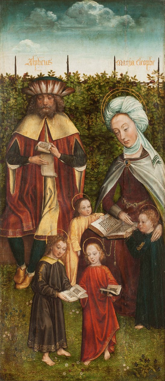 Tryptyk Rodzina św. Anny, prawy panel, ok. 1500-1510. autorstwa Master of the Family of Saint