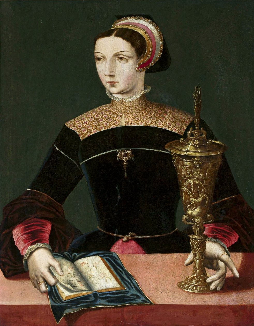 Czytanie o św. Magdalenie autorstwa Master of the Female Half Lengths