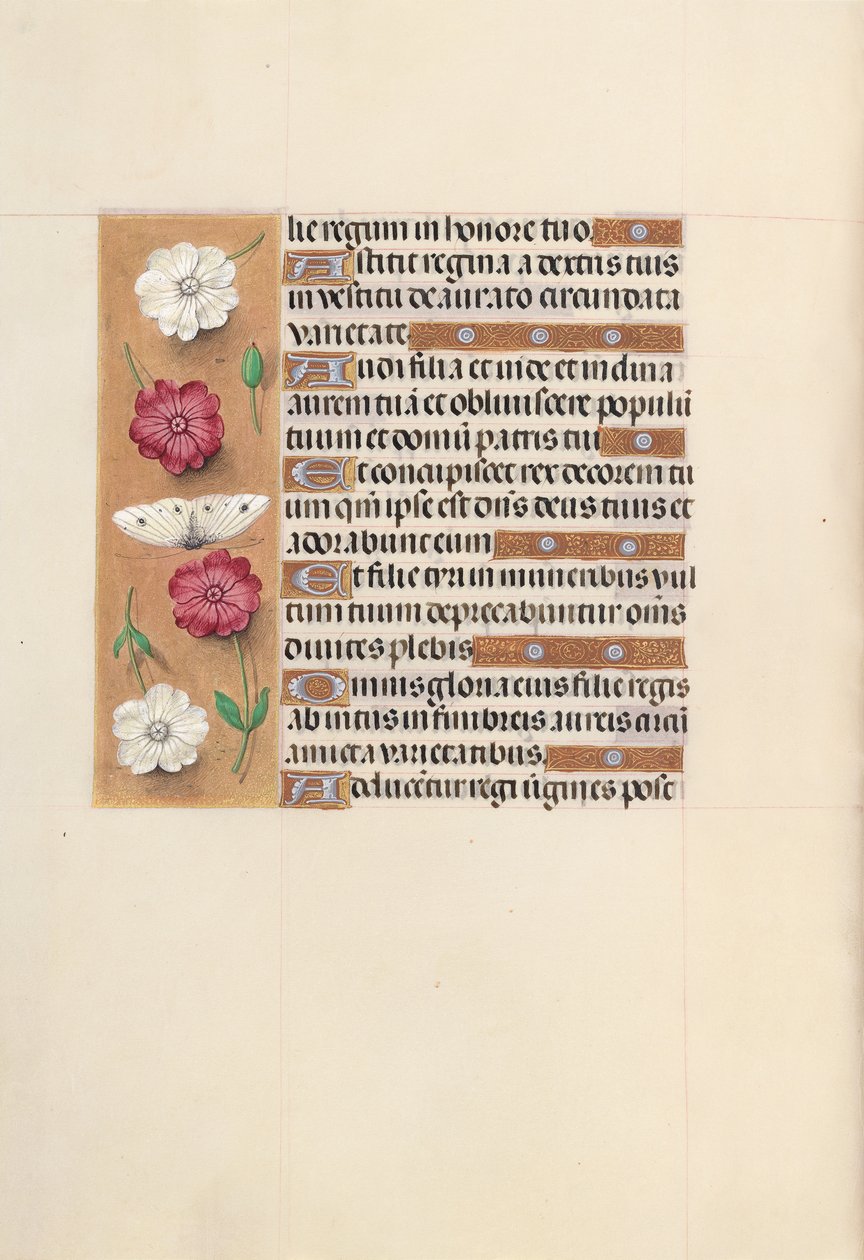 Godziny królowej Izabeli Katolickiej, królowej Hiszpanii: Fol. 104v, ok. 1500. autorstwa Master of the First Prayerbook of Maximillian