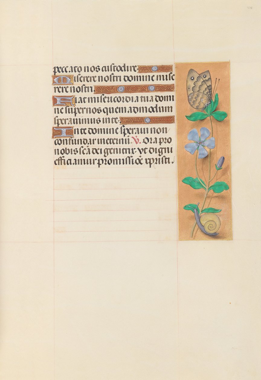 Godziny królowej Izabeli Katolickiej, królowej Hiszpanii: Fol. 114r, ok. 1500. autorstwa Master of the First Prayerbook of Maximillian