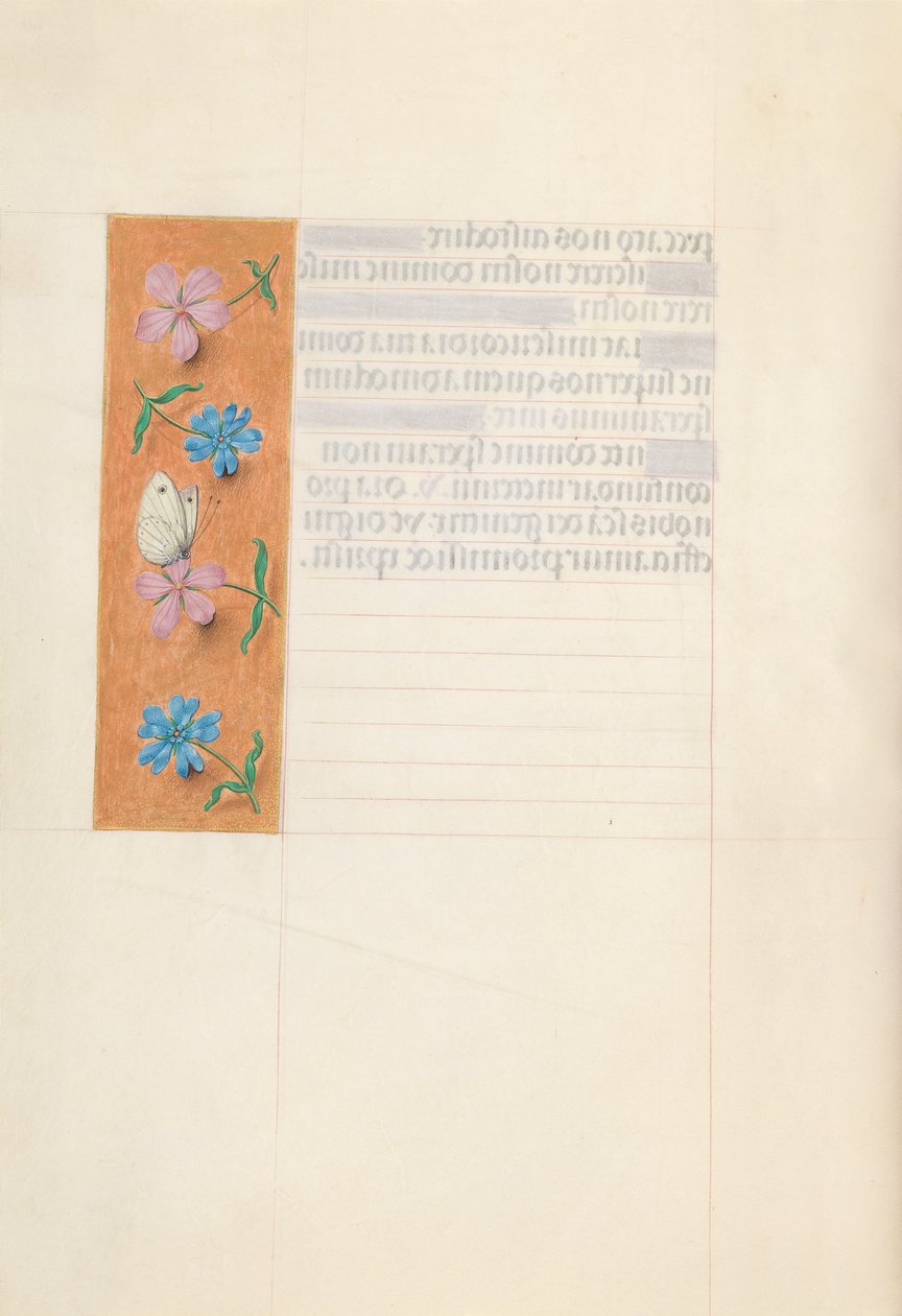 Godziny królowej Izabeli Katolickiej, królowej Hiszpanii: Fol. 114v, ok. 1500. autorstwa Master of the First Prayerbook of Maximillian