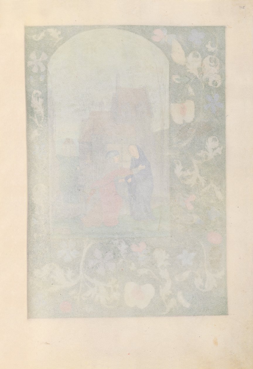 Godziny królowej Izabeli Katolickiej, królowej Hiszpanii: Fol. 115r, ok. 1500. autorstwa Master of the First Prayerbook of Maximillian