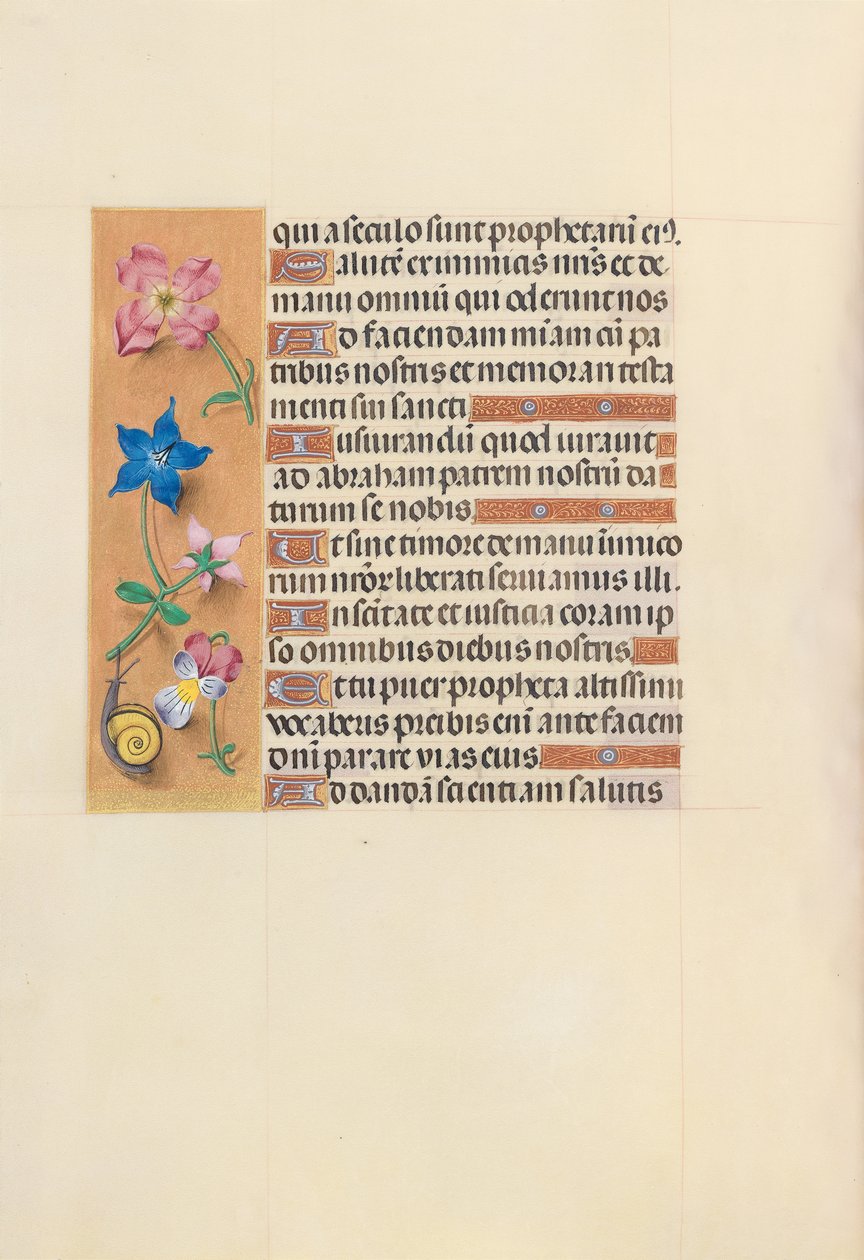 Godziny królowej Izabeli Katolickiej, królowej Hiszpanii: Fol. 123v, ok. 1500. autorstwa Master of the First Prayerbook of Maximillian