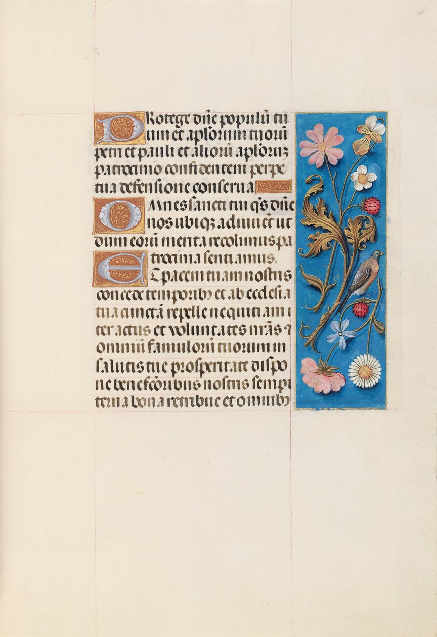 Godziny królowej Izabeli Katolickiej, królowej Hiszpanii: Fol. 135r, ok. 1500. autorstwa Master of the First Prayerbook of Maximillian