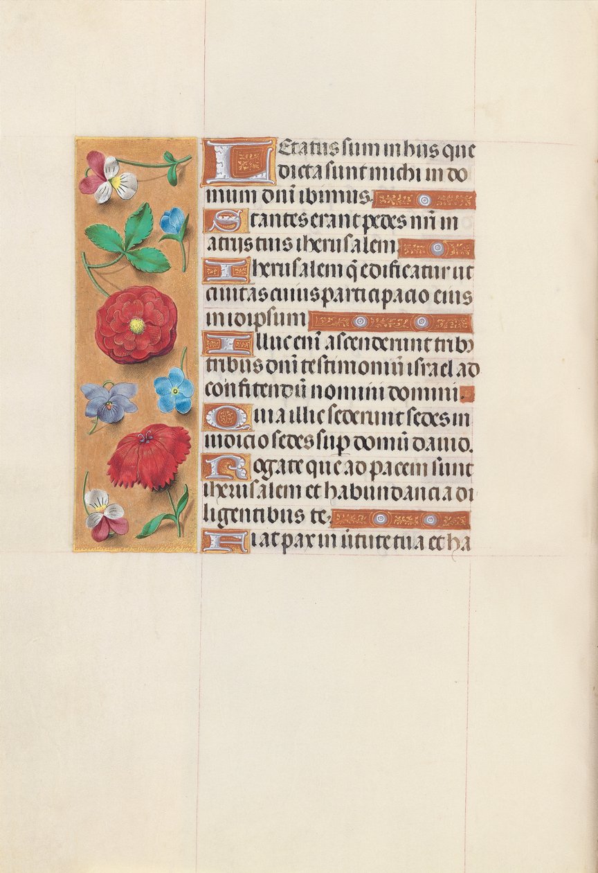 Godziny królowej Izabeli Katolickiej, królowej Hiszpanii: Fol. 148v, ok. 1500. autorstwa Master of the First Prayerbook of Maximillian