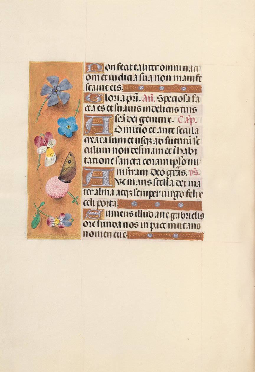 Godziny królowej Izabeli Katolickiej, królowej Hiszpanii: Fol. 150v, ok. 1500. autorstwa Master of the First Prayerbook of Maximillian