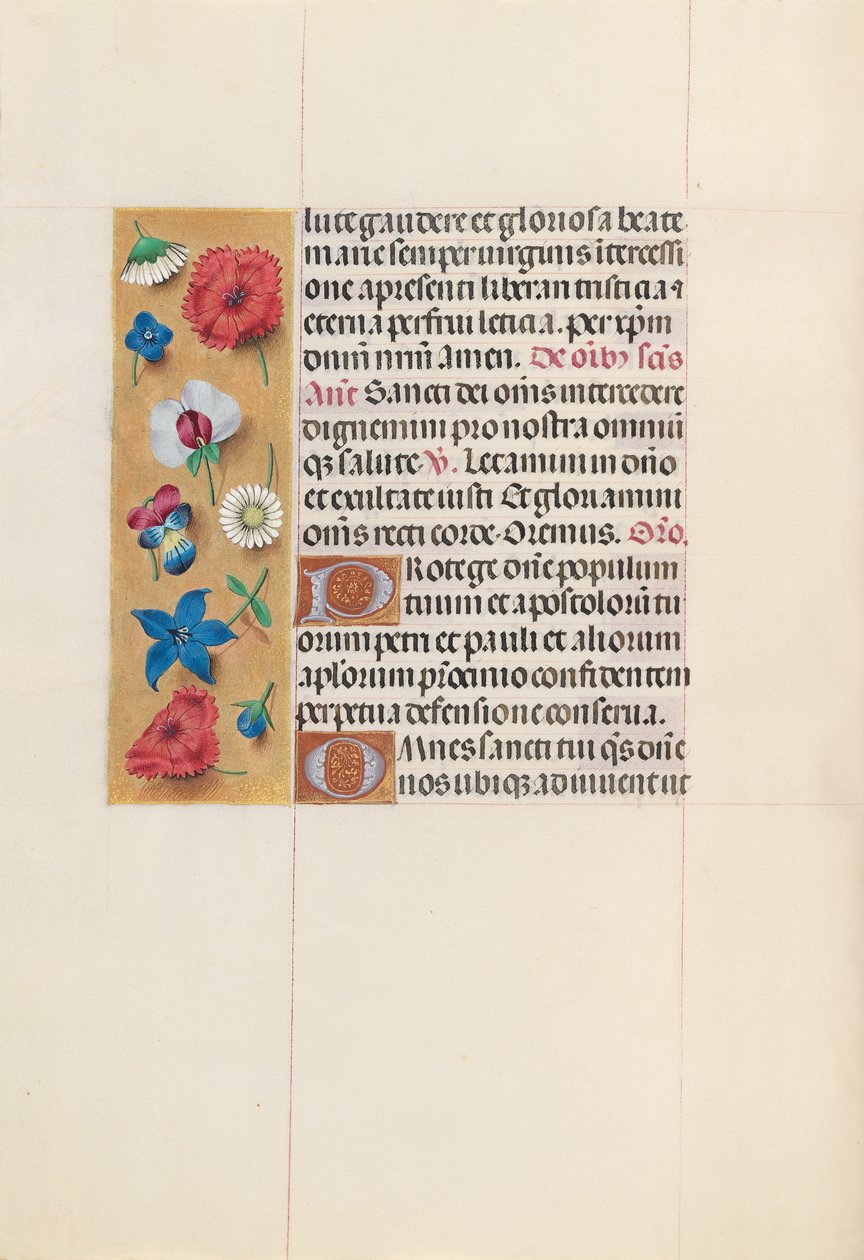 Godziny królowej Izabeli Katolickiej, królowej Hiszpanii: Fol. 152v, ok. 1500. autorstwa Master of the First Prayerbook of Maximillian