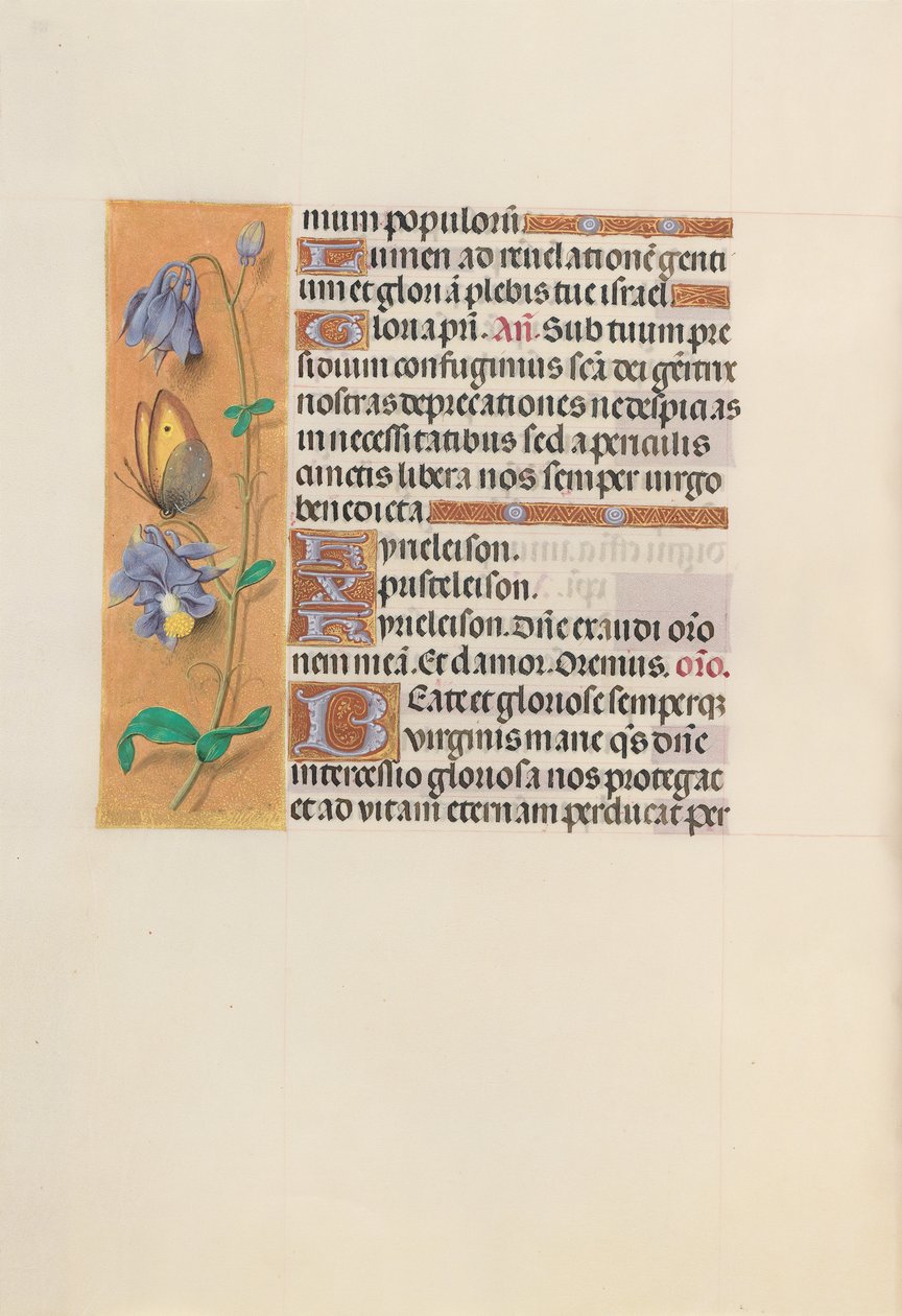 Godziny królowej Izabeli Katolickiej, królowej Hiszpanii: Fol. 157v, ok. 1500. autorstwa Master of the First Prayerbook of Maximillian