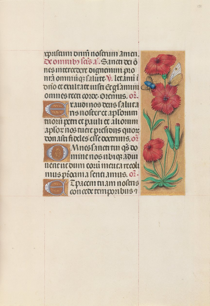 Godziny królowej Izabeli Katolickiej, królowej Hiszpanii: Fol. 158r, ok. 1500. autorstwa Master of the First Prayerbook of Maximillian