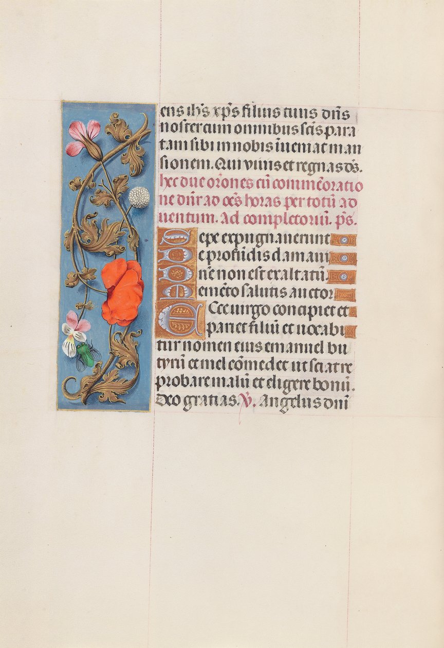 Godziny królowej Izabeli Katolickiej, królowej Hiszpanii: Fol. 161v, ok. 1500. autorstwa Master of the First Prayerbook of Maximillian