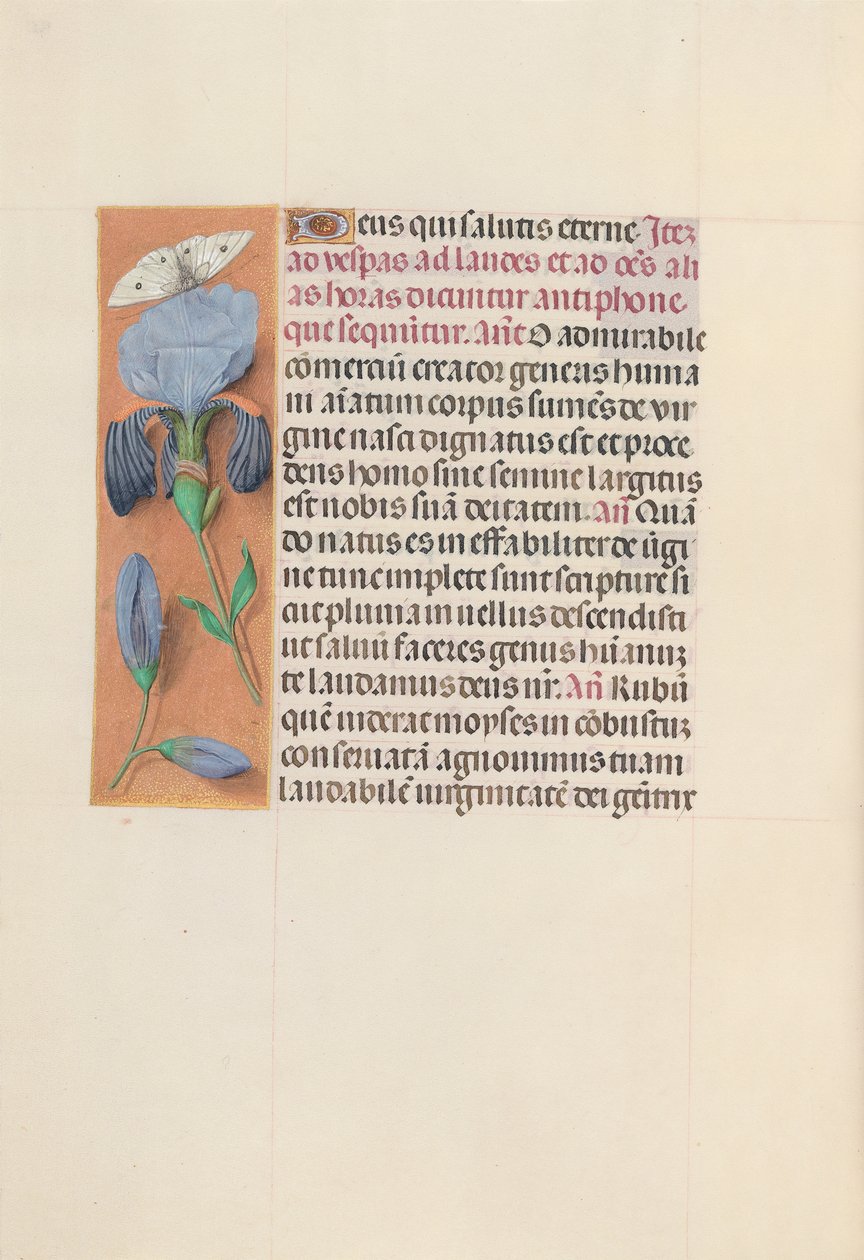 Godziny królowej Izabeli Katolickiej, królowej Hiszpanii: Fol. 165v, ok. 1500. autorstwa Master of the First Prayerbook of Maximillian