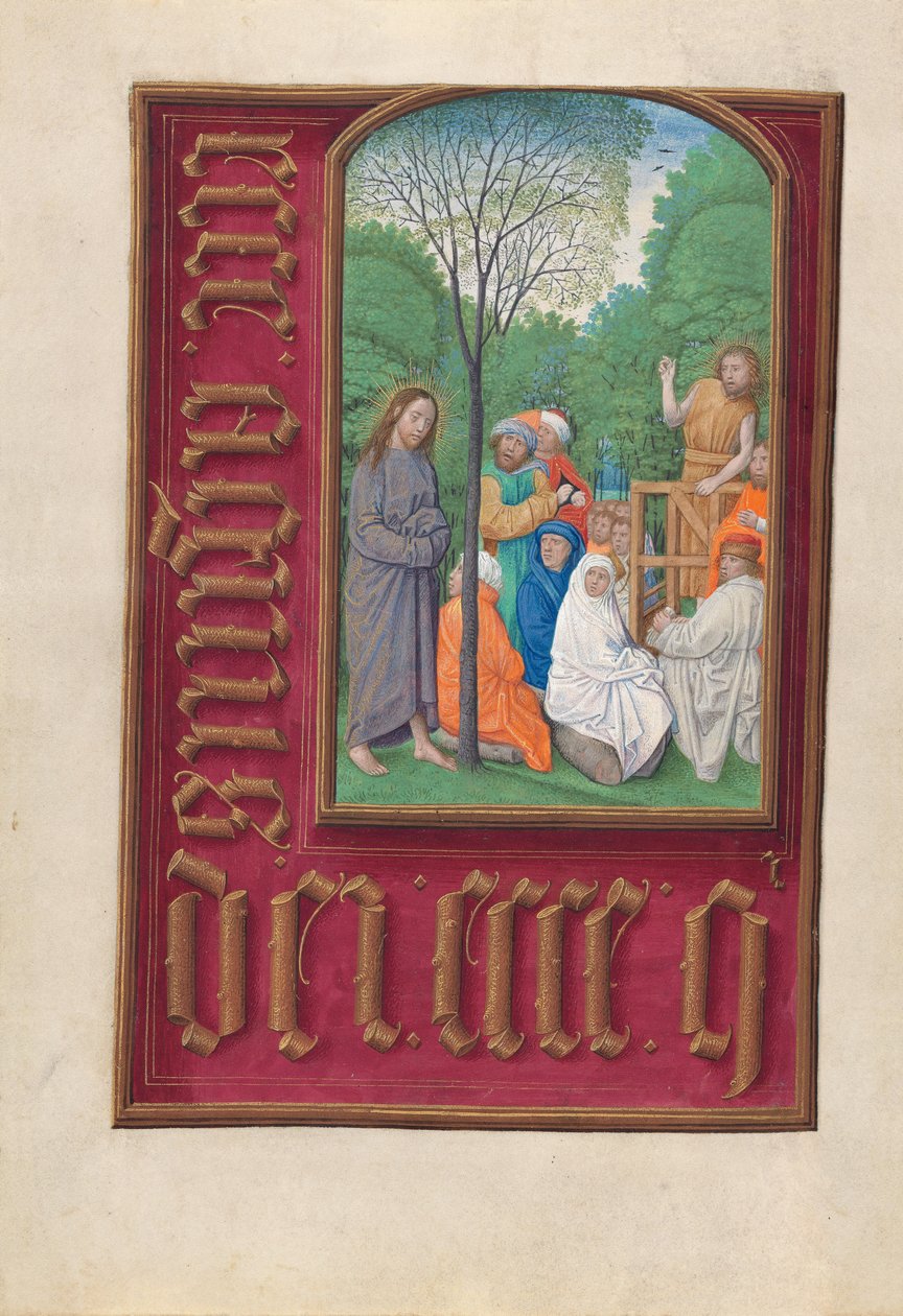 Godziny królowej Izabeli Katolickiej, królowej Hiszpanii: Fol. 169v, św. 1500. autorstwa Master of the First Prayerbook of Maximillian