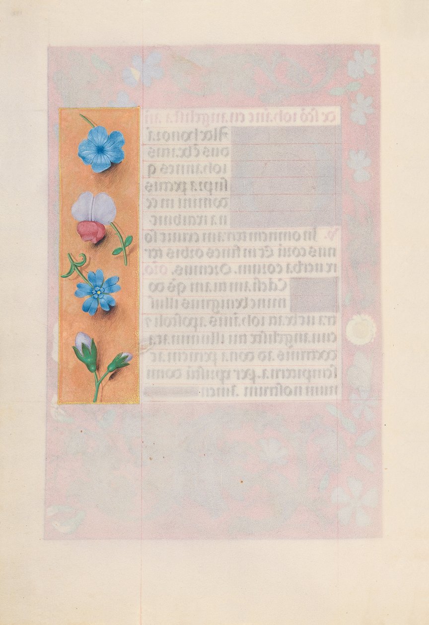 Godziny królowej Izabeli Katolickiej, królowej Hiszpanii: Fol. 172v, ok. 1500. autorstwa Master of the First Prayerbook of Maximillian
