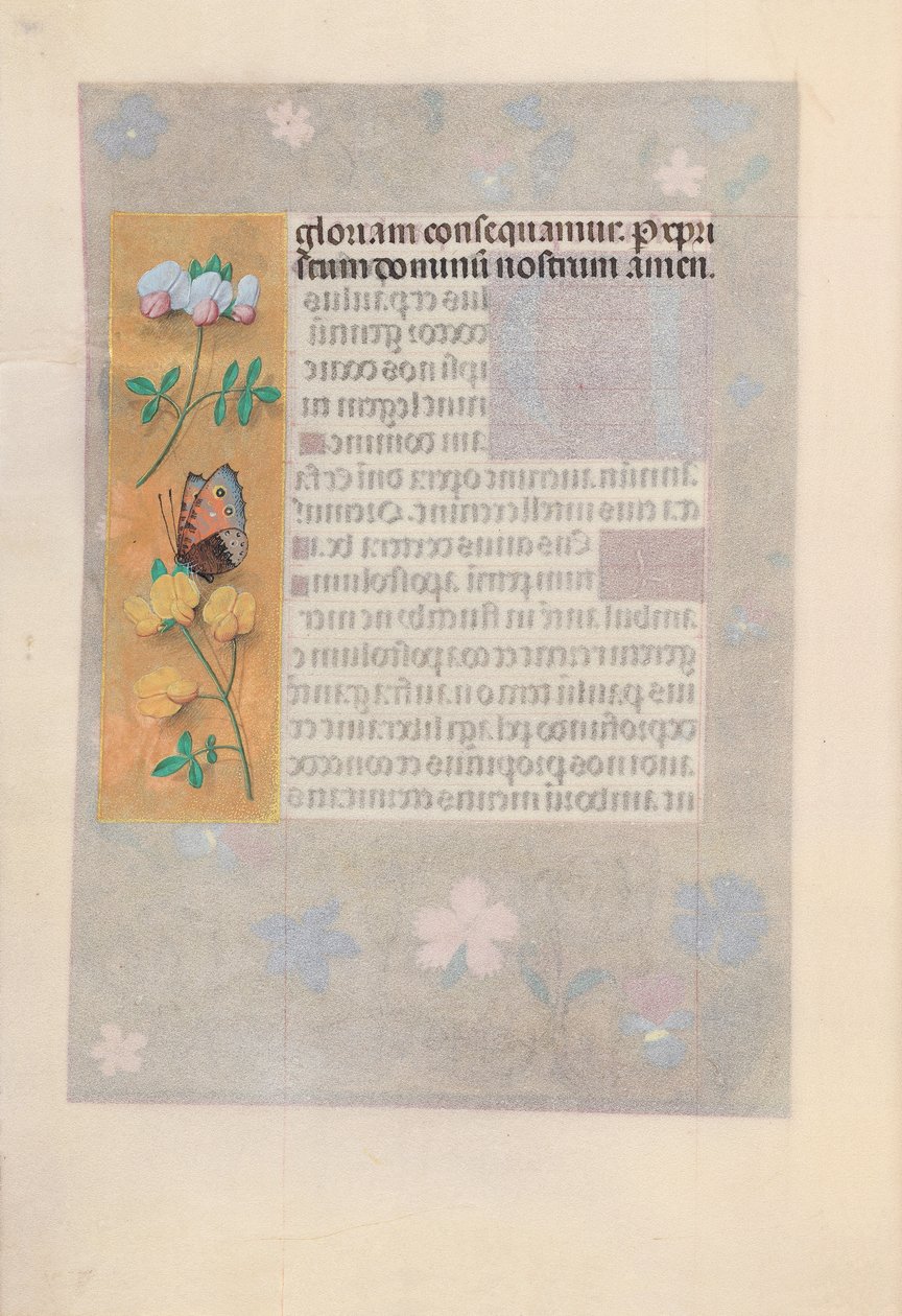 Godziny królowej Izabeli Katolickiej, królowej Hiszpanii: Fol. 174v, ok. 1500. autorstwa Master of the First Prayerbook of Maximillian