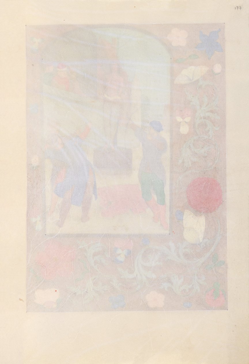 Godzinki królowej Izabeli Katolickiej, królowej Hiszpanii:  Fol. 177r autorstwa Master of the First Prayerbook of Maximillian