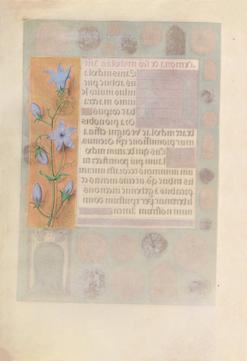 Godziny królowej Izabeli Katolickiej, królowej Hiszpanii: Fol. 184v, ok. 1500. autorstwa Master of the First Prayerbook of Maximillian