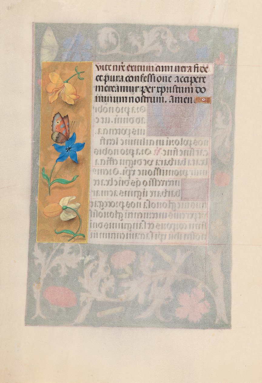Godziny królowej Izabeli Katolickiej, królowej Hiszpanii: Fol. 192v, ok. 1500. autorstwa Master of the First Prayerbook of Maximillian
