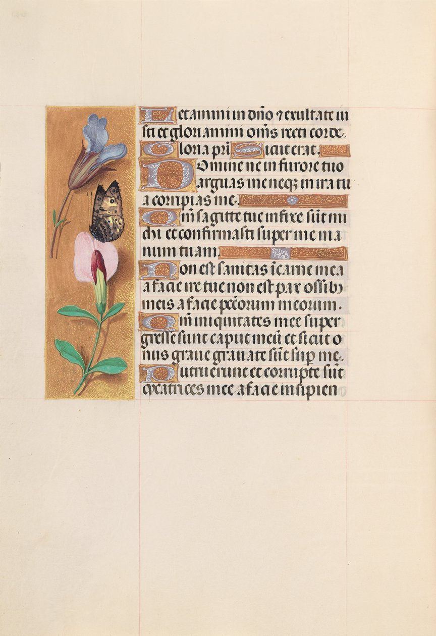 Godziny królowej Izabeli Katolickiej, królowej Hiszpanii: Fol. 202v, ok. 1500. autorstwa Master of the First Prayerbook of Maximillian