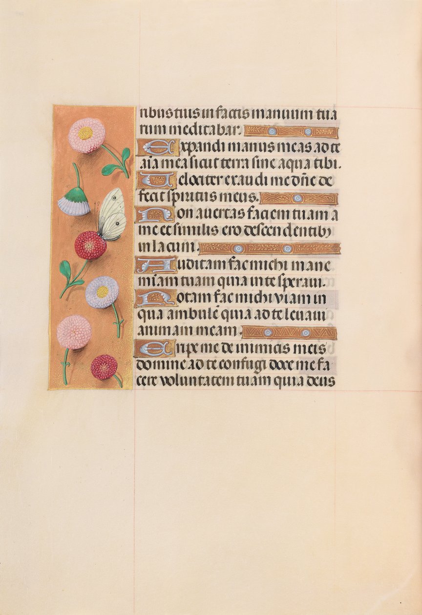 Godziny królowej Izabeli Katolickiej, królowej Hiszpanii: Fol. 209v, ok. 1500. autorstwa Master of the First Prayerbook of Maximillian
