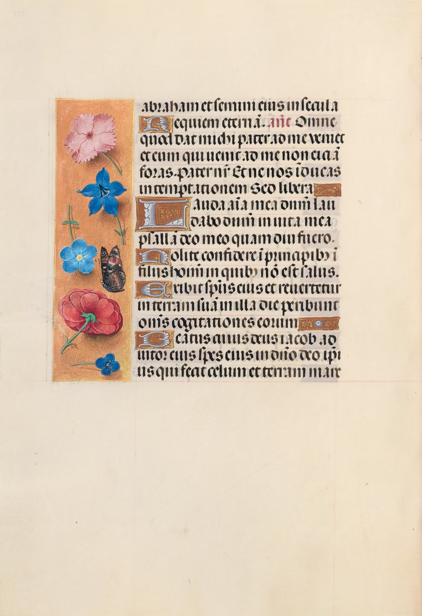 Godziny królowej Izabeli Katolickiej, królowej Hiszpanii: Fol. 224v, ok. 1500. autorstwa Master of the First Prayerbook of Maximillian