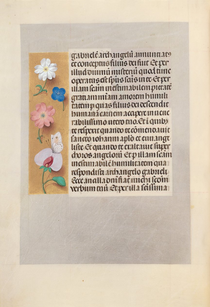 Godziny królowej Izabeli Katolickiej, królowej Hiszpanii: Fol. 258v, ok. 1500. autorstwa Master of the First Prayerbook of Maximillian