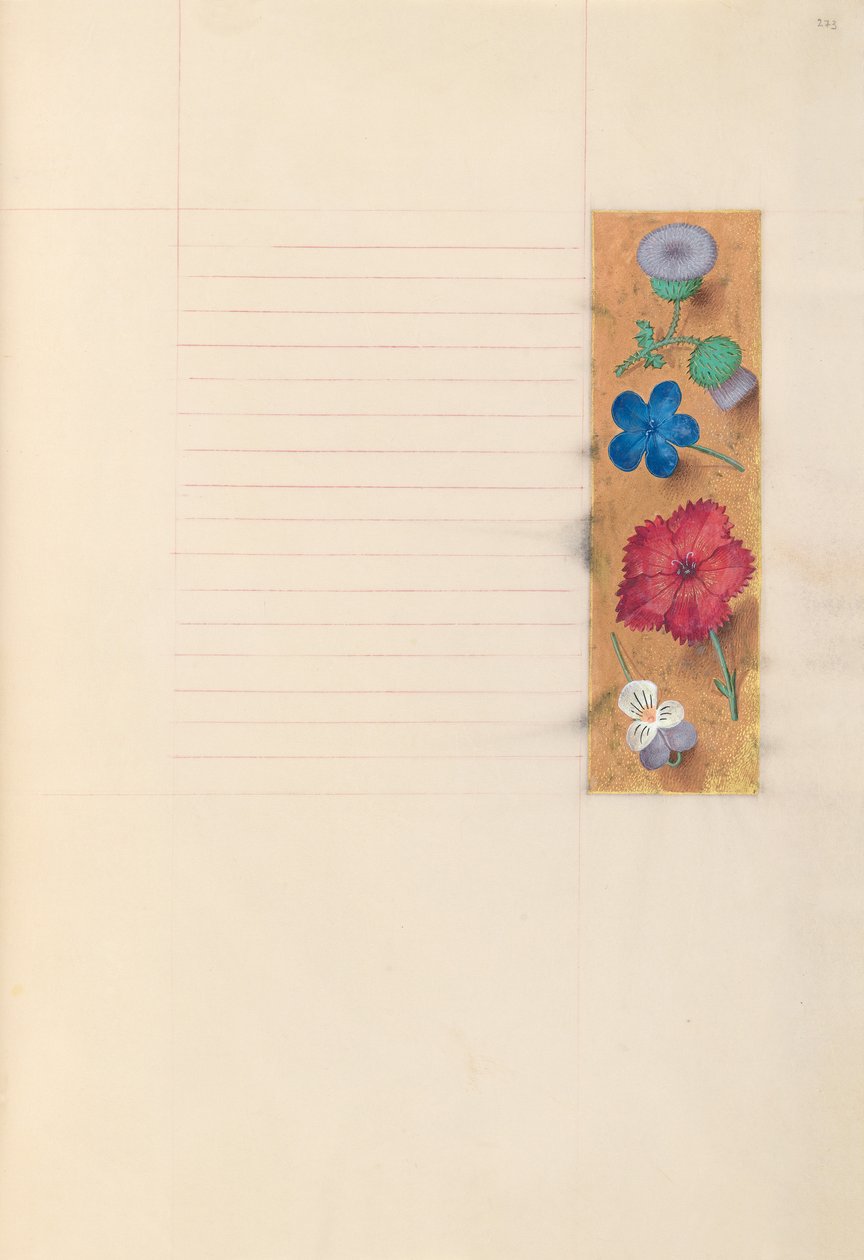 Godziny królowej Izabeli Katolickiej, królowej Hiszpanii: Fol. 273r, ok. 1500. autorstwa Master of the First Prayerbook of Maximillian