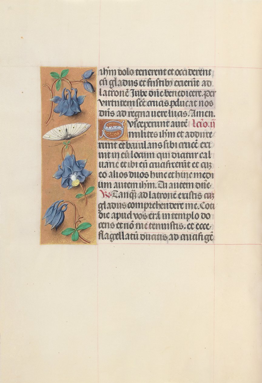 Godziny królowej Izabeli Katolickiej, królowej Hiszpanii: Fol. 54v, ok. 1500. autorstwa Master of the First Prayerbook of Maximillian