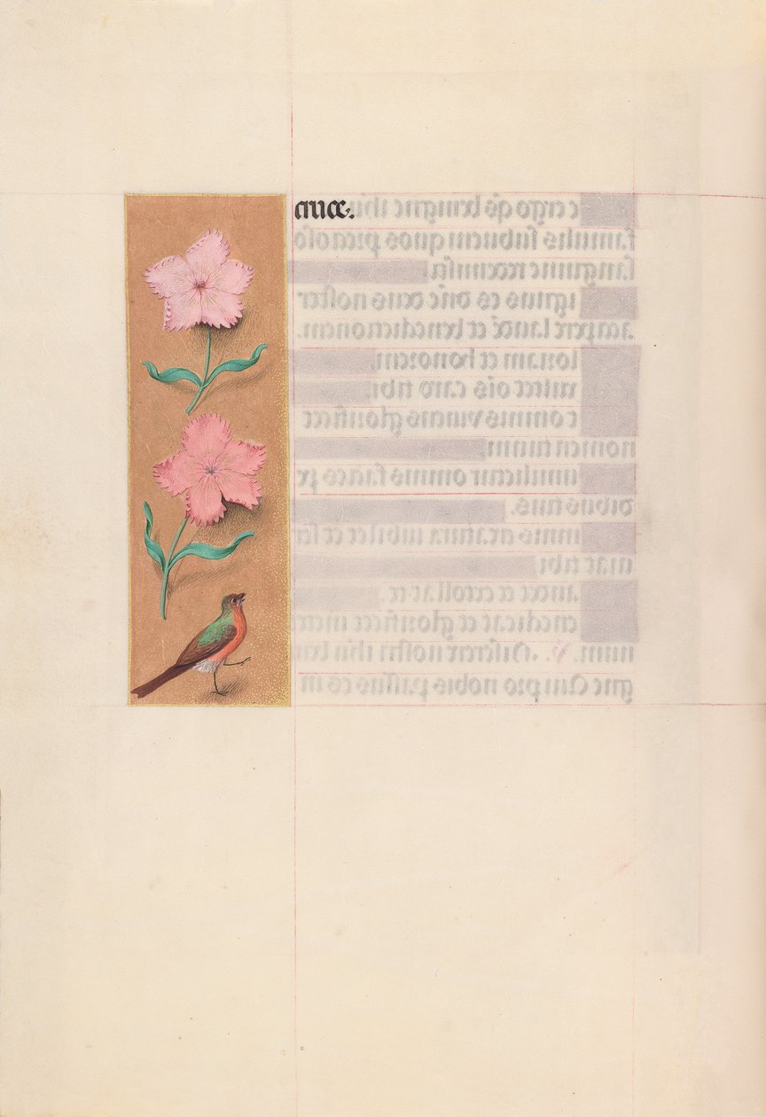 Godziny królowej Izabeli Katolickiej, królowej Hiszpanii: Fol. 56v, ok. 1500. autorstwa Master of the First Prayerbook of Maximillian