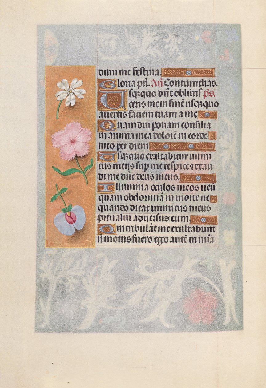 Godzinki królowej Izabeli Katolickiej, królowej Hiszpanii:  Fol. 57v autorstwa Master of the First Prayerbook of Maximillian