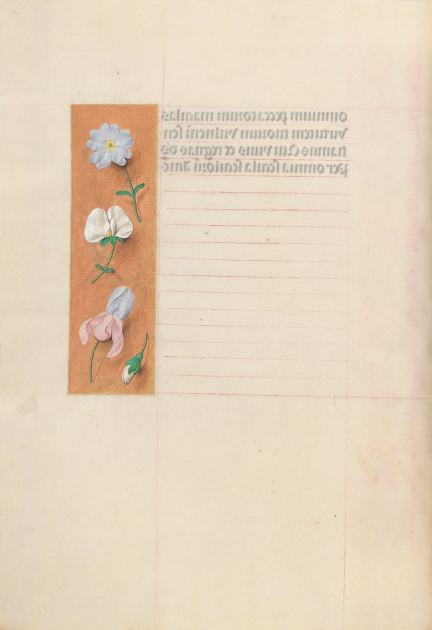 Godziny królowej Izabeli Katolickiej, królowej Hiszpanii: Fol. 68v, ok. 1500. autorstwa Master of the First Prayerbook of Maximillian