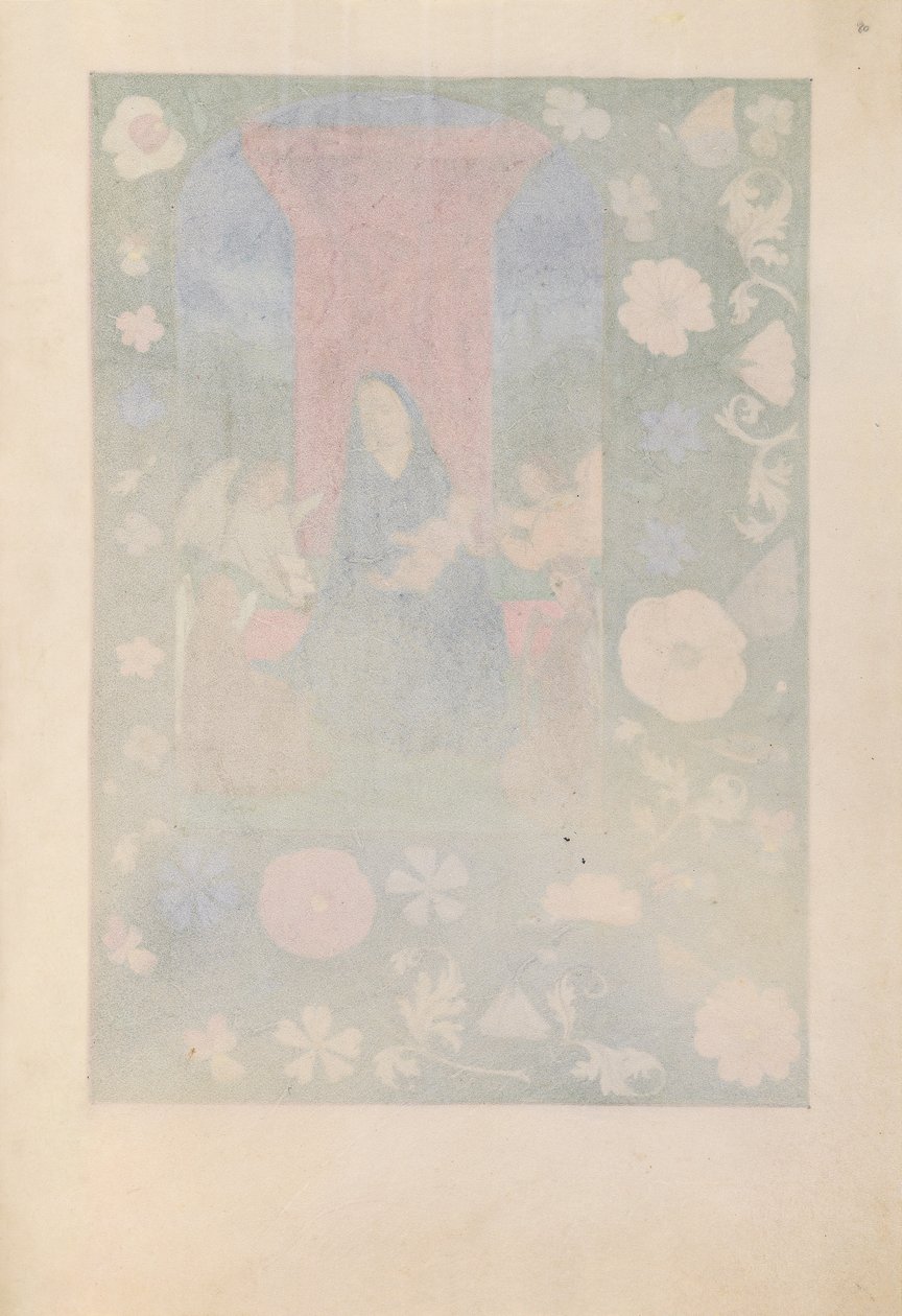 Godzinki królowej Izabeli Katolickiej, królowej Hiszpanii:  Fol. 80r autorstwa Master of the First Prayerbook of Maximillian