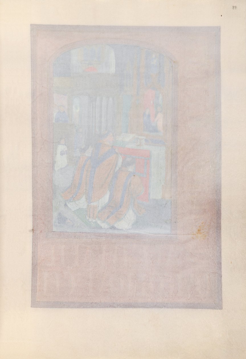 Godziny królowej Izabeli Katolickiej, królowej Hiszpanii: Fol. 87r, ok. 1500. autorstwa Master of the First Prayerbook of Maximillian
