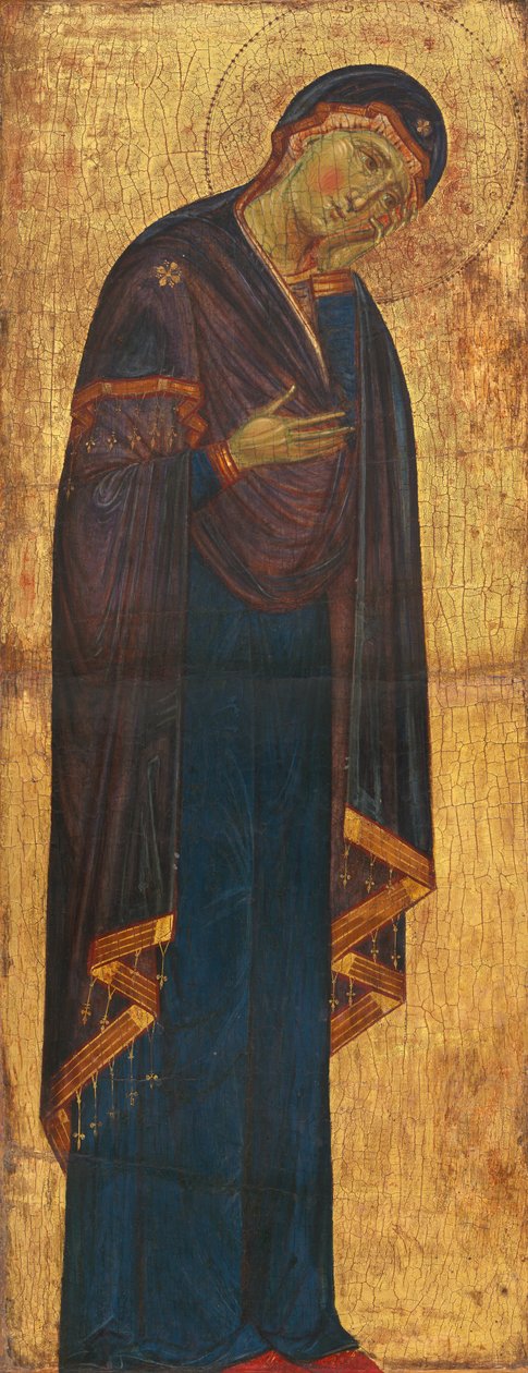 Madonna żałobna, ok. 1930 r. 12701275. autorstwa Master of the Franciscan Crucifixes