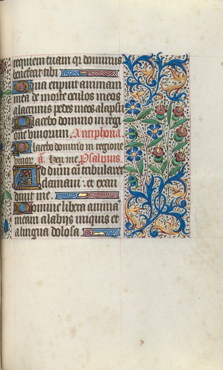 Księga godzin Korzystanie z Rouen: fol. 104r, ok. 1470. autorstwa Master of the Geneva Latini