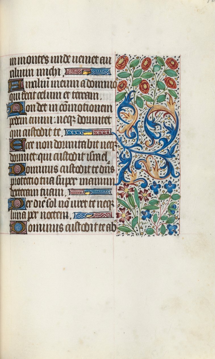Księga godzin Korzystanie z Rouen: fol. 105r, ok. 1470. autorstwa Master of the Geneva Latini