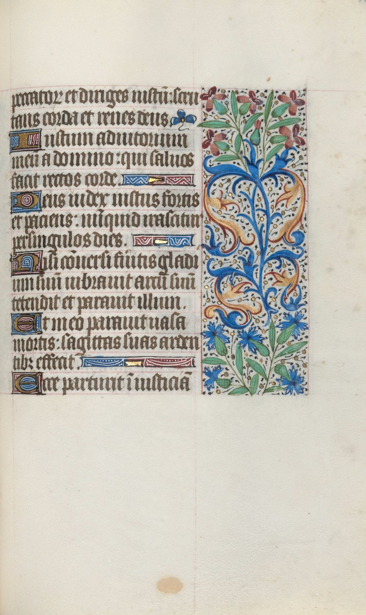 Księga godzin Korzystanie z Rouen: fol. 114r, ok. 1470. autorstwa Master of the Geneva Latini