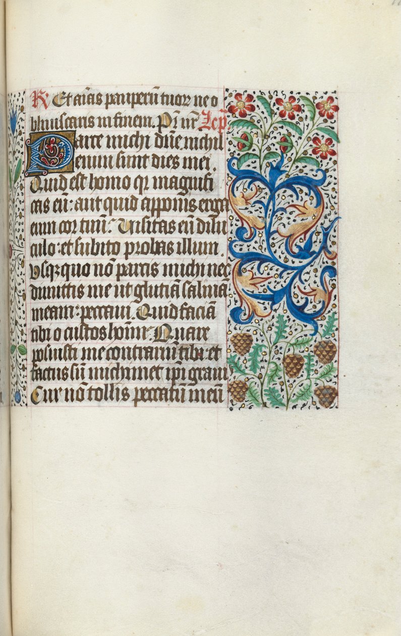 Księga godzin Korzystanie z Rouen: fol. 115r, ok. 1470. autorstwa Master of the Geneva Latini