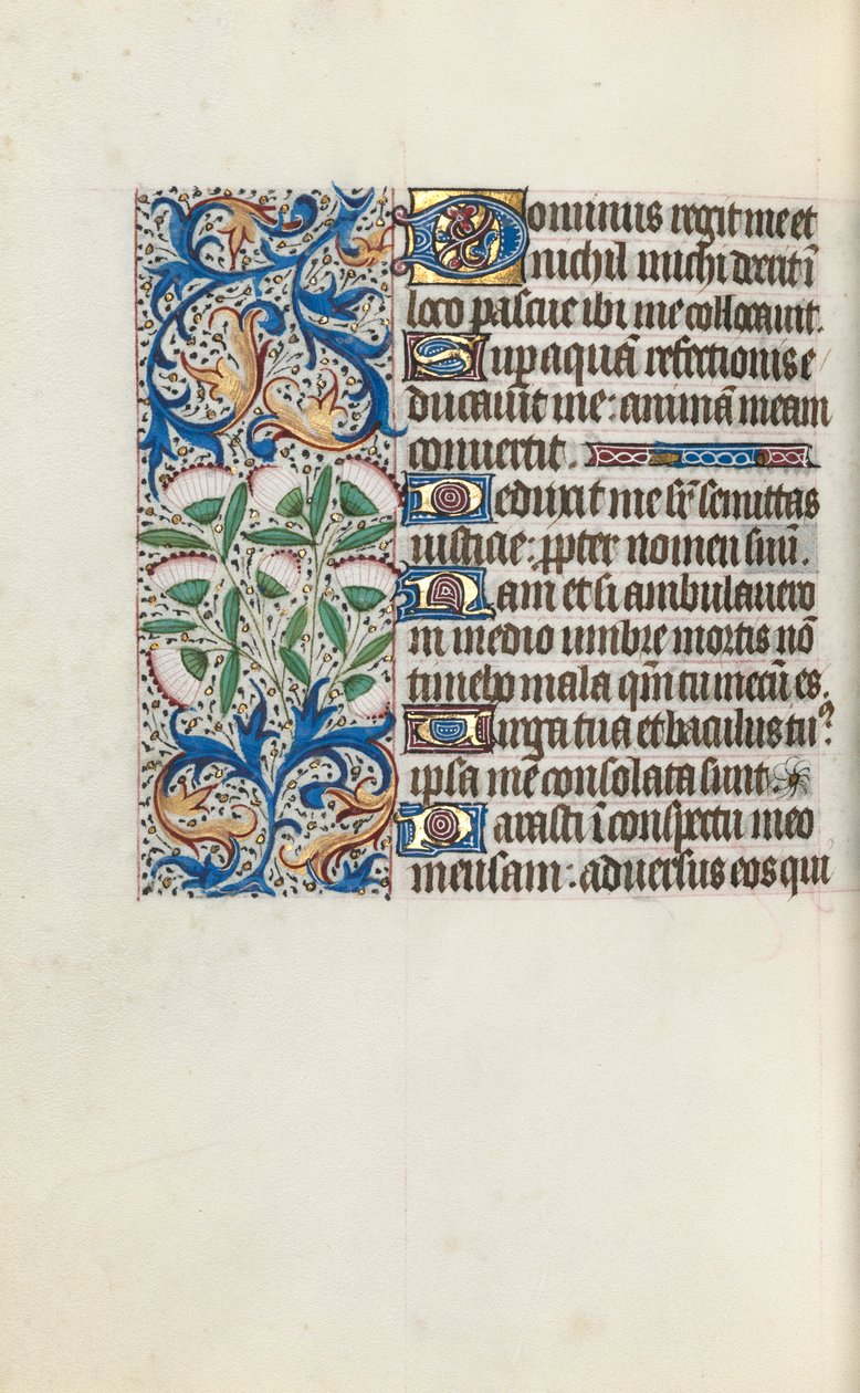 Księga godzin Korzystanie z Rouen: fol. 117v, ok. 1470. autorstwa Master of the Geneva Latini