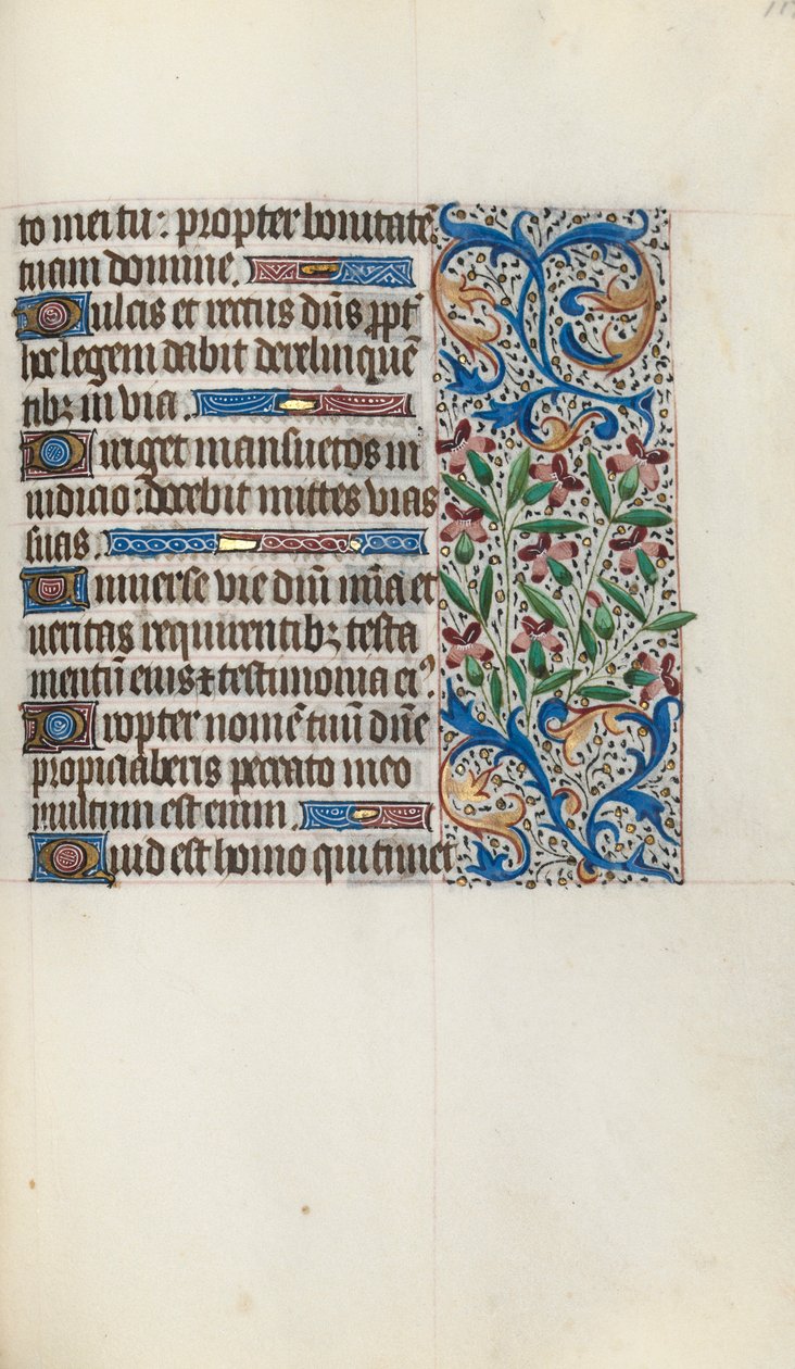 Księga godzin Korzystanie z Rouen: fol. 119r, ok. 1470. autorstwa Master of the Geneva Latini