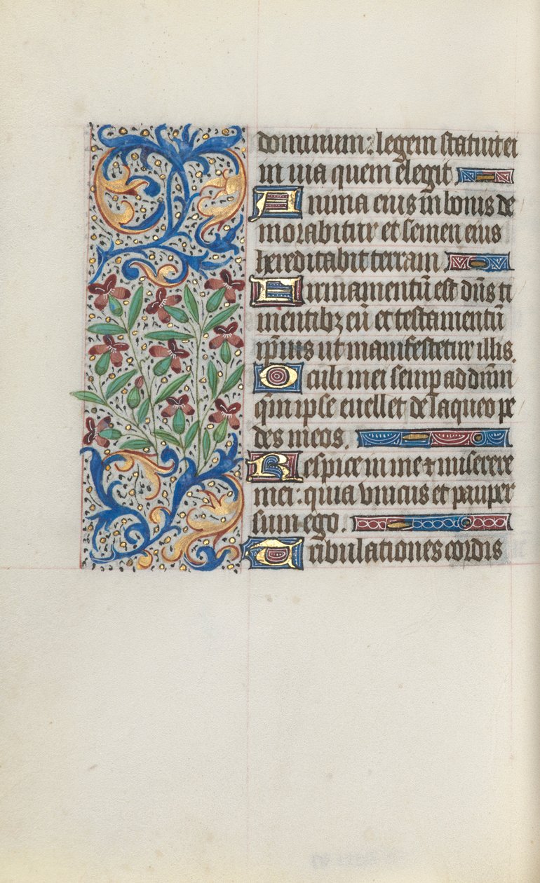 Księga godzin Korzystanie z Rouen: fol. 119v, ok. 1470. autorstwa Master of the Geneva Latini