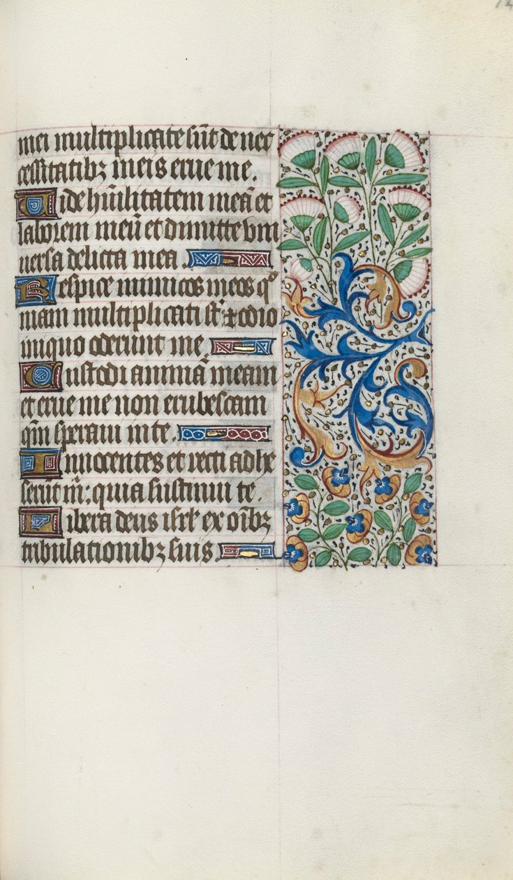 Księga godzin Korzystanie z Rouen: fol. 120r, ok. 1470. autorstwa Master of the Geneva Latini