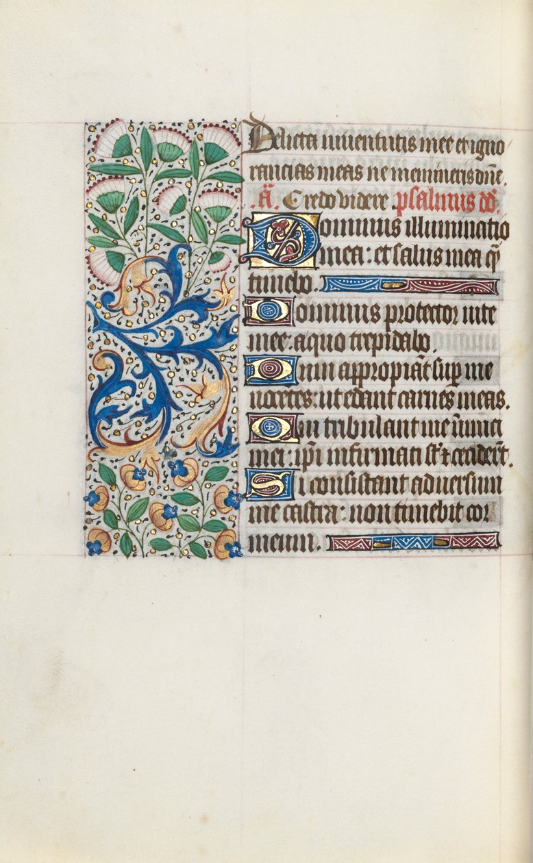 Księga godzin Korzystanie z Rouen: fol. 120v, ok. 1470. autorstwa Master of the Geneva Latini