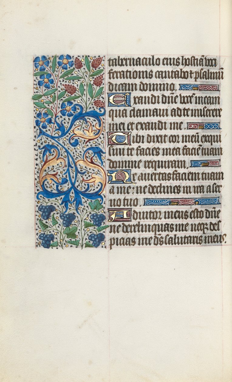 Księga godzin Korzystanie z Rouen: fol. 121v, ok. 1470. autorstwa Master of the Geneva Latini