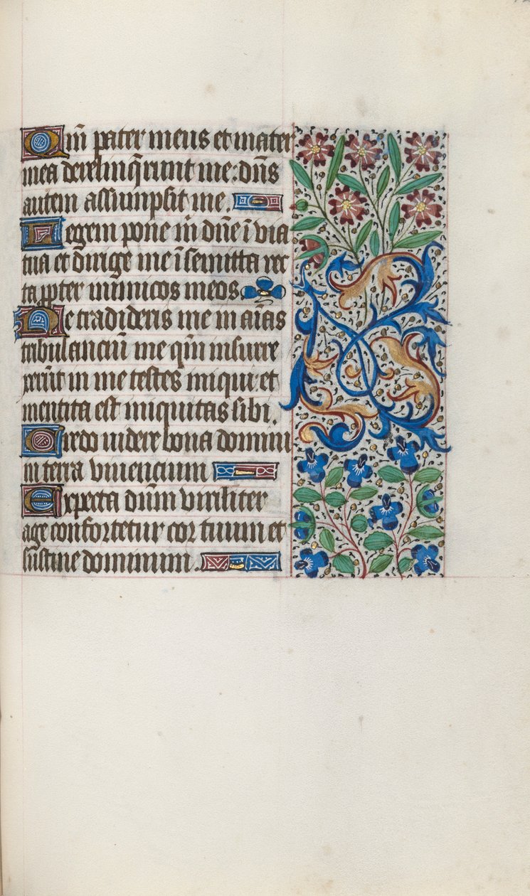Księga godzin Korzystanie z Rouen: fol. 122r, ok. 1470. autorstwa Master of the Geneva Latini